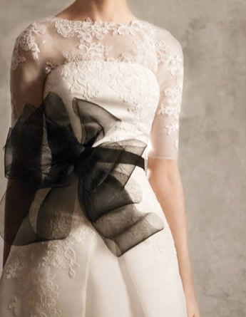 These wedding dresses and accessories are a part of the White by Vera Wang